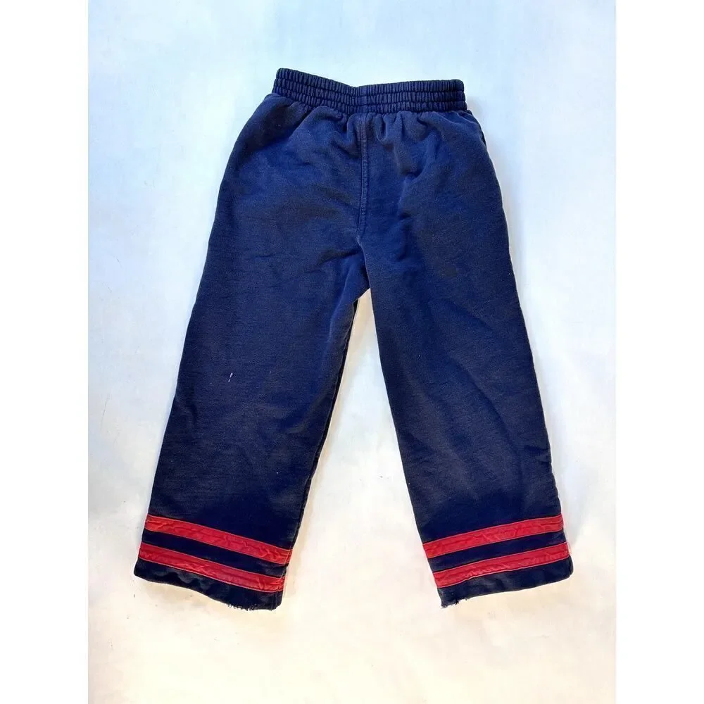 Vintage 2000 Y2K Tommy Hilfiger Pants Navy Sailor Cotton - Kids Size 4